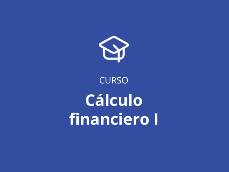 Cálculo financiero I